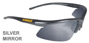 DeWalt Safety Glasses Radius Silver Mirror Lens  DPG51-6