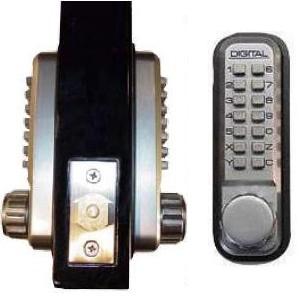 Lockey 2210DC Keyless Mechanical Digital Double Sided Combination Deadbolt Door Lock 