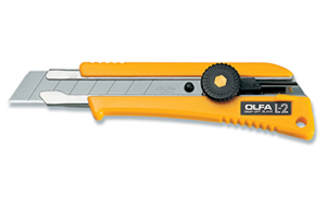 OLFA Cutter Heavy Duty With Rubber Grip L-2 Model 5004