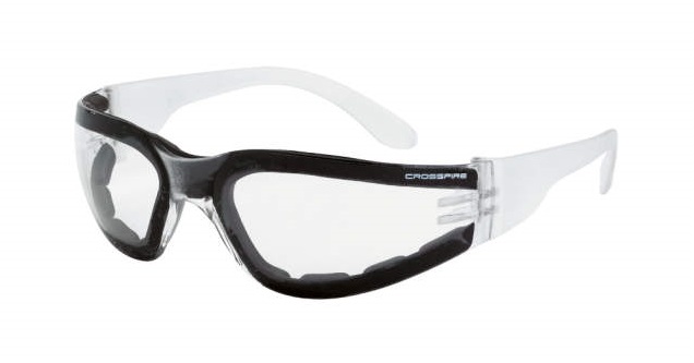 Crossfire Safety Glasses Shield 554 AF Foam LIned