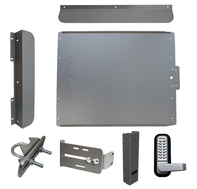 Lockey ED-60 EDGE-Security Panic Shield Kit for User Supplied Panic Bar