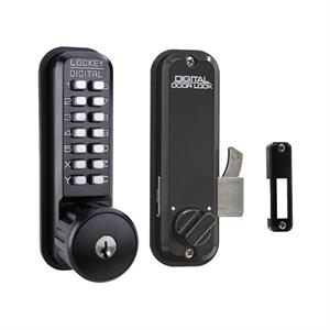 Lockey 2500KO Mechanical Digital Sliding Door Lock With Key Override