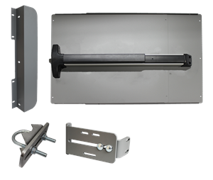 Lockey ED-42 EDGE Value Panic Shield Kit With Detex V-40 Panic Bar
