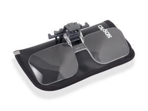 Carson OD-14 Clip & Flip For Eyeglasses 2X