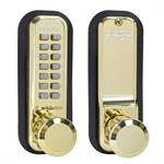 Lockey 2830 Keyless Mechanical Digital Spring Latch Knob Lock