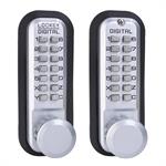 Lockey 2830DC-MG Keyless Mechanical Double Sided Digital Spring Latch Knob Lock Marine Grade