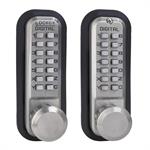 Lockey 2830DC Keyless Double Sided Mechanical Digital Spring Latch Knob Lock