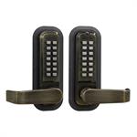 Lockey 2835DC Keyless Mechanical Digital Double Sided Combination Spring Latch Door Lock