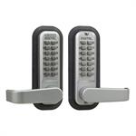 Lockey 2835DC MG Keyless Mechanical Digital Double Sided Combination Spring Latch Door Lock