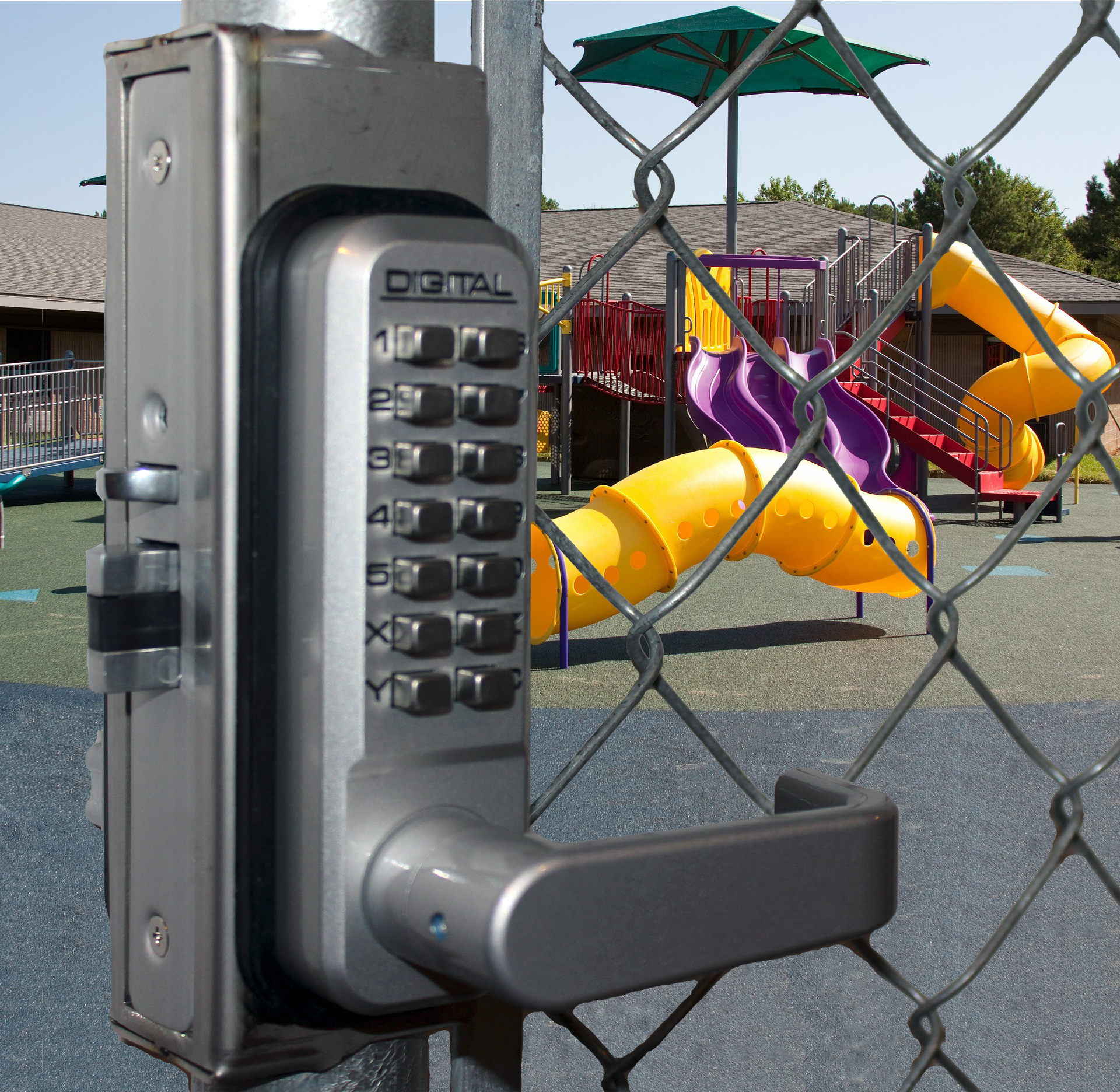 Chain Link Gate Locks